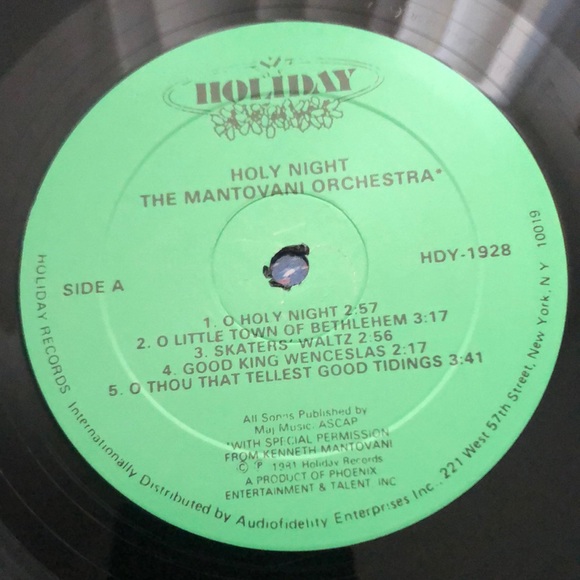 Montovani Holy Night Vinyl Lp '81 - Picture 2 of 9